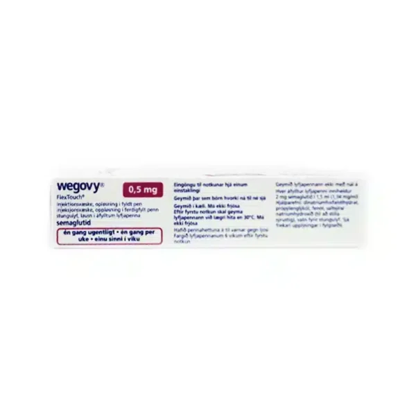 Wegovy FlexTouch 0.5mg Danish for sale - Image 3